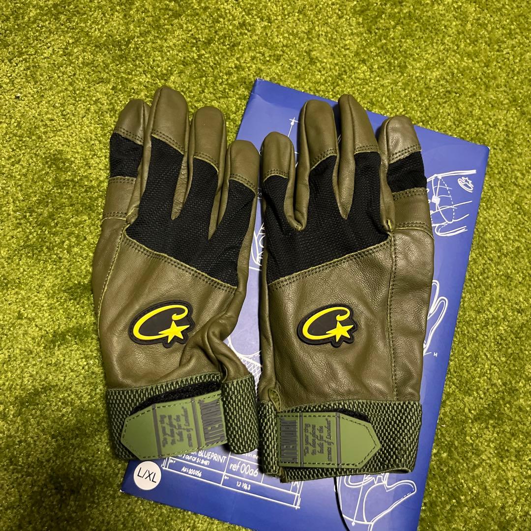 corteiz レザー手袋　グローブ