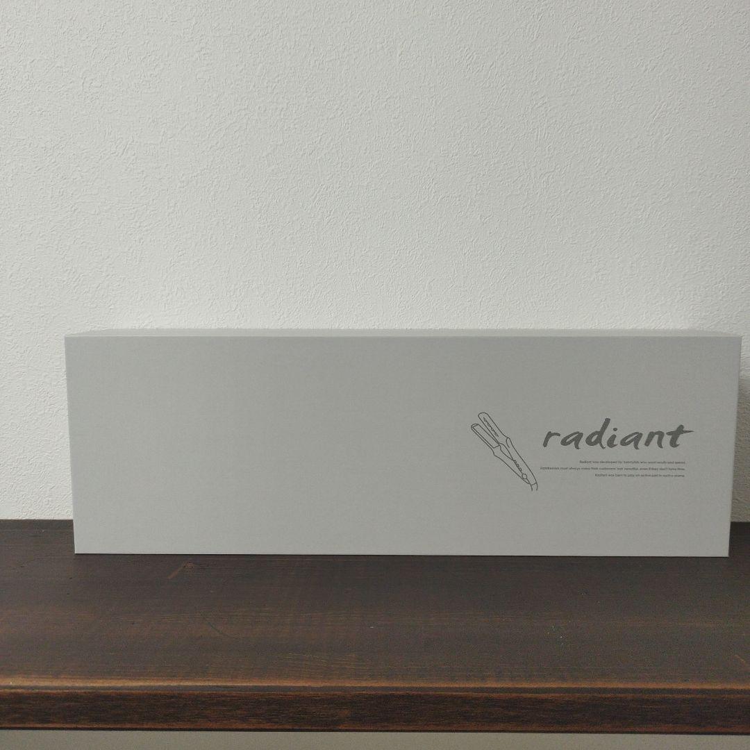 新品未使用radiant ストレートヘアアイロン レッド