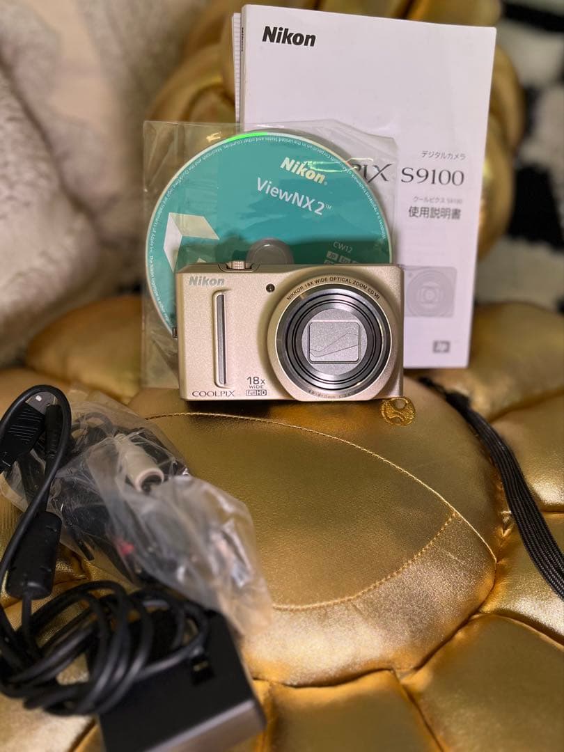 Nikon COOLPIX S9100 ゴールド 付属品完備 動作確認済