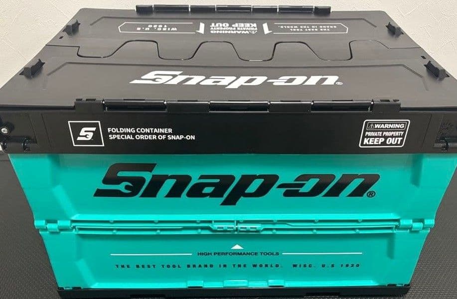 新品未使用　希少　スナップオン　snap-on 折り畳みコンテナ