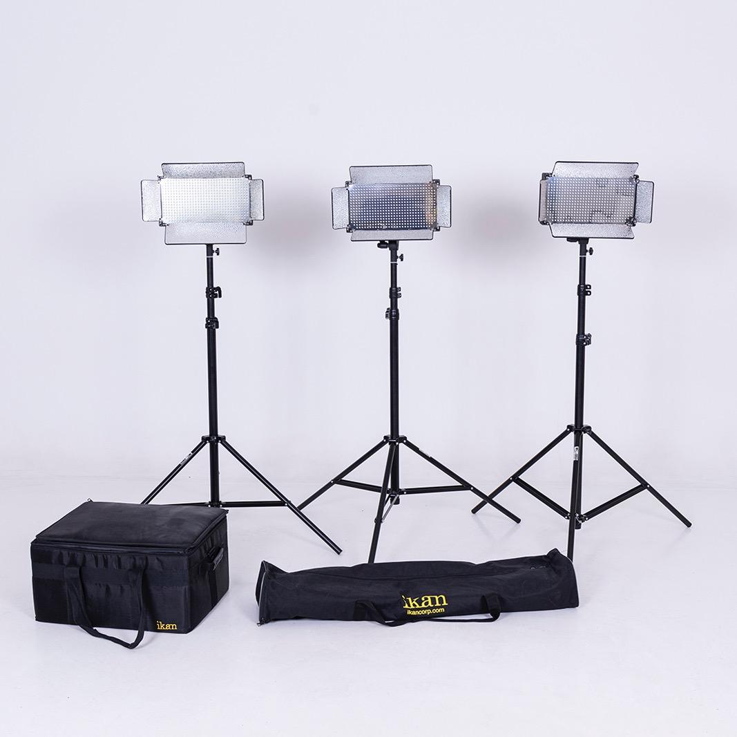 スタジオLEDライト 3灯セット