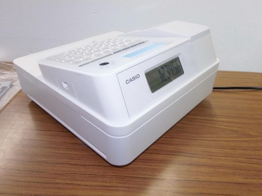 美品 21年製 設定無料 CASIO SR-S200 レジスター 250702