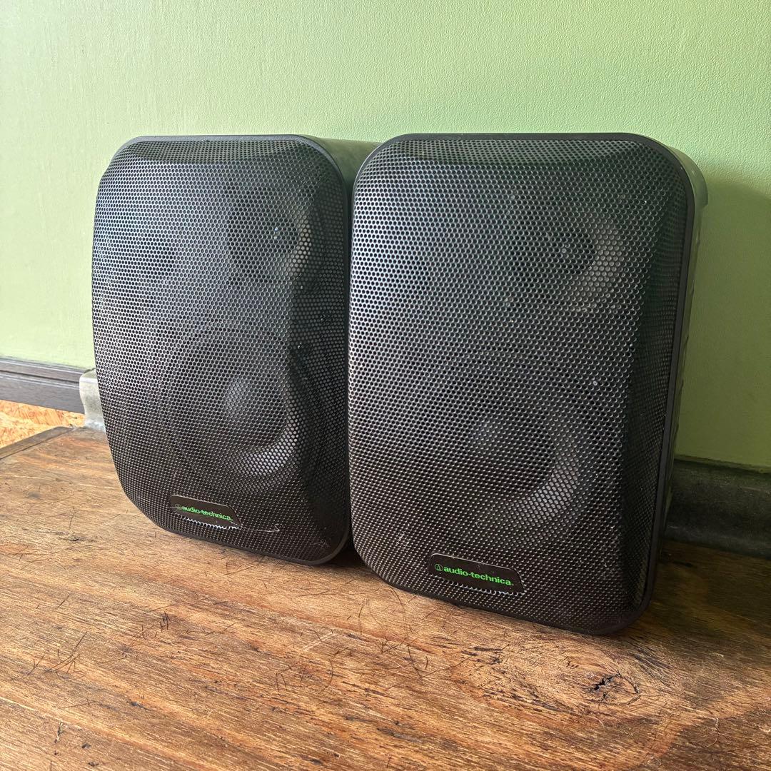 audio-technica スピーカー 2個セット 黒