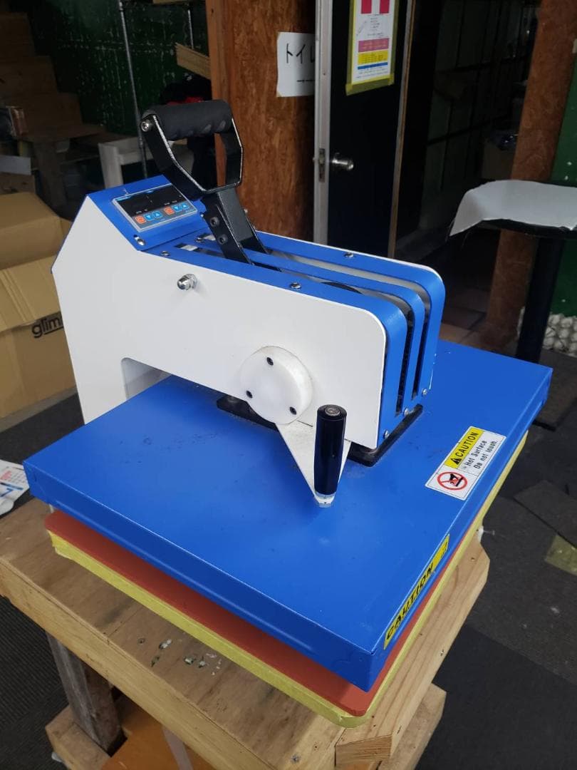 熱転写プレス機 青 40cm x 50cm