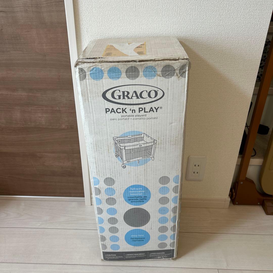 【未使用】プレイヤード ベビーサークル ベビーベッド グレコ GRACO