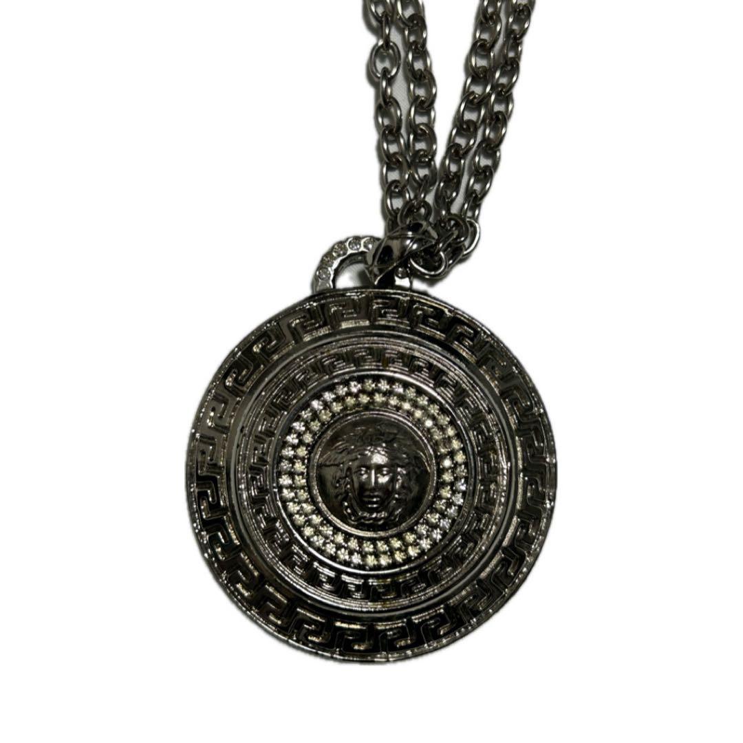 Versace メデューサネックレス　シルバーカラー　イタリア製