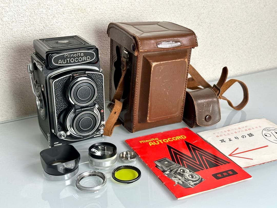 二眼レフカメラ AUTOCORD ミノルタ オートコード 付属品多数 作例あり