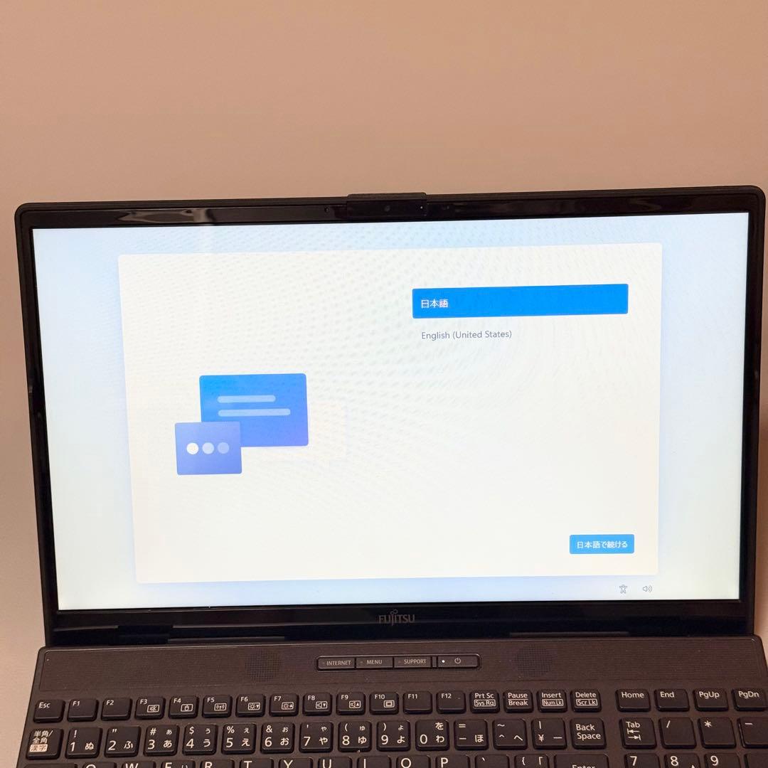 FUJITSU LIFEBOOK WAB/F ノートPC 2021年製