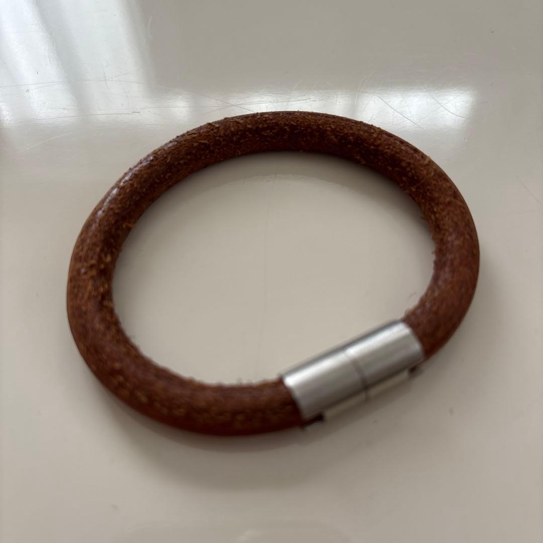 希少廃盤 HERMES エルメス IOTAレザーバングル 藤原ヒロシ