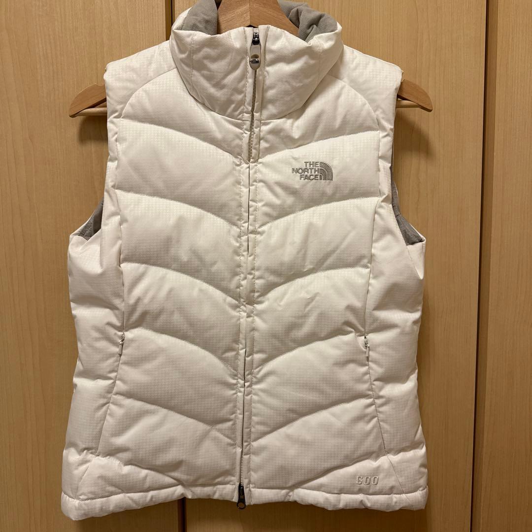 THE NORTH FACE ホワイト ダウンベスト XS