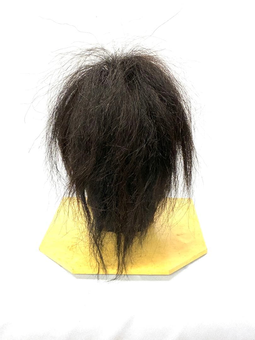 信長、中サイズ、中古舞踊かつら、大衆演劇かつら、日本髪かつら、ケース付き