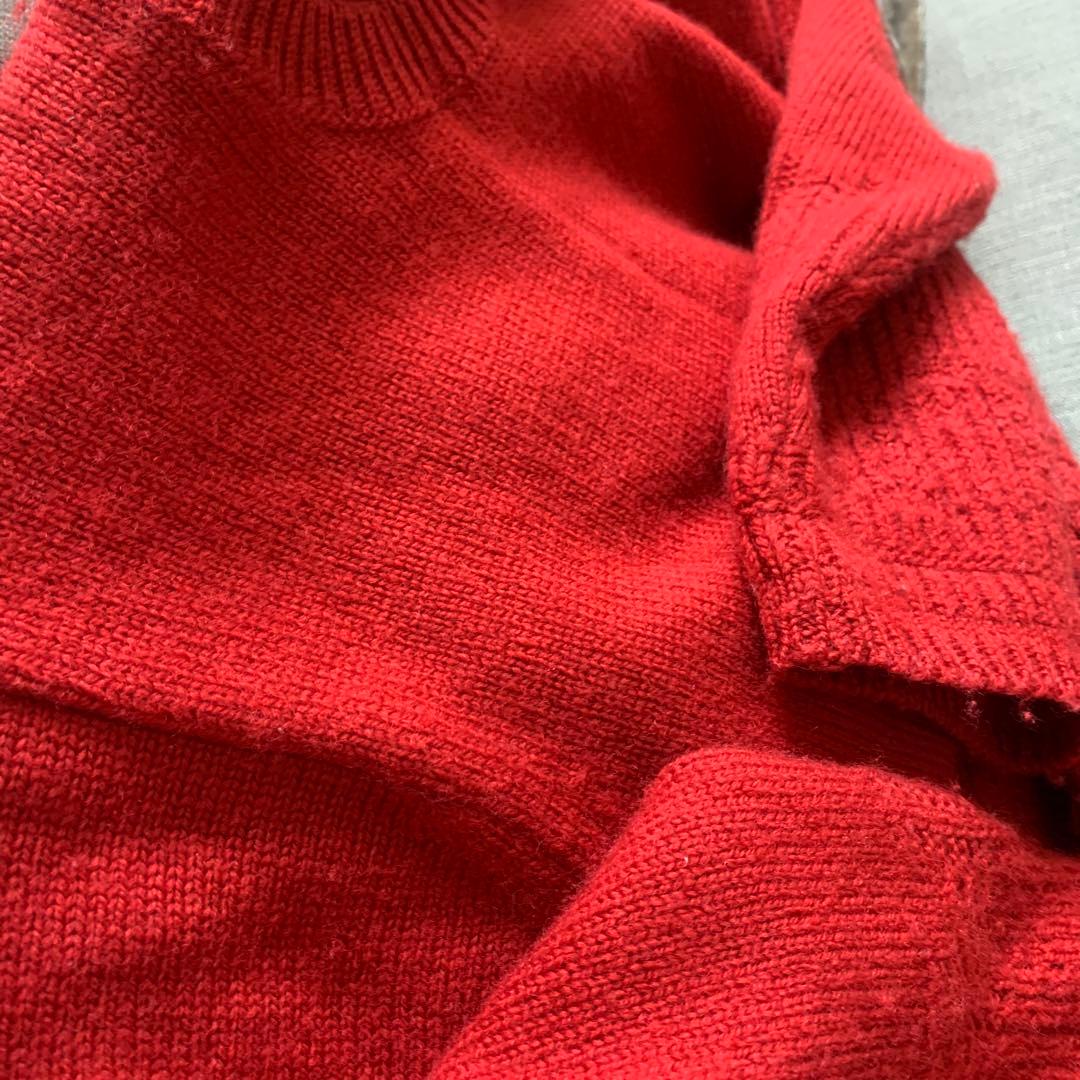 コムデギャルソン　オム★ニット★赤