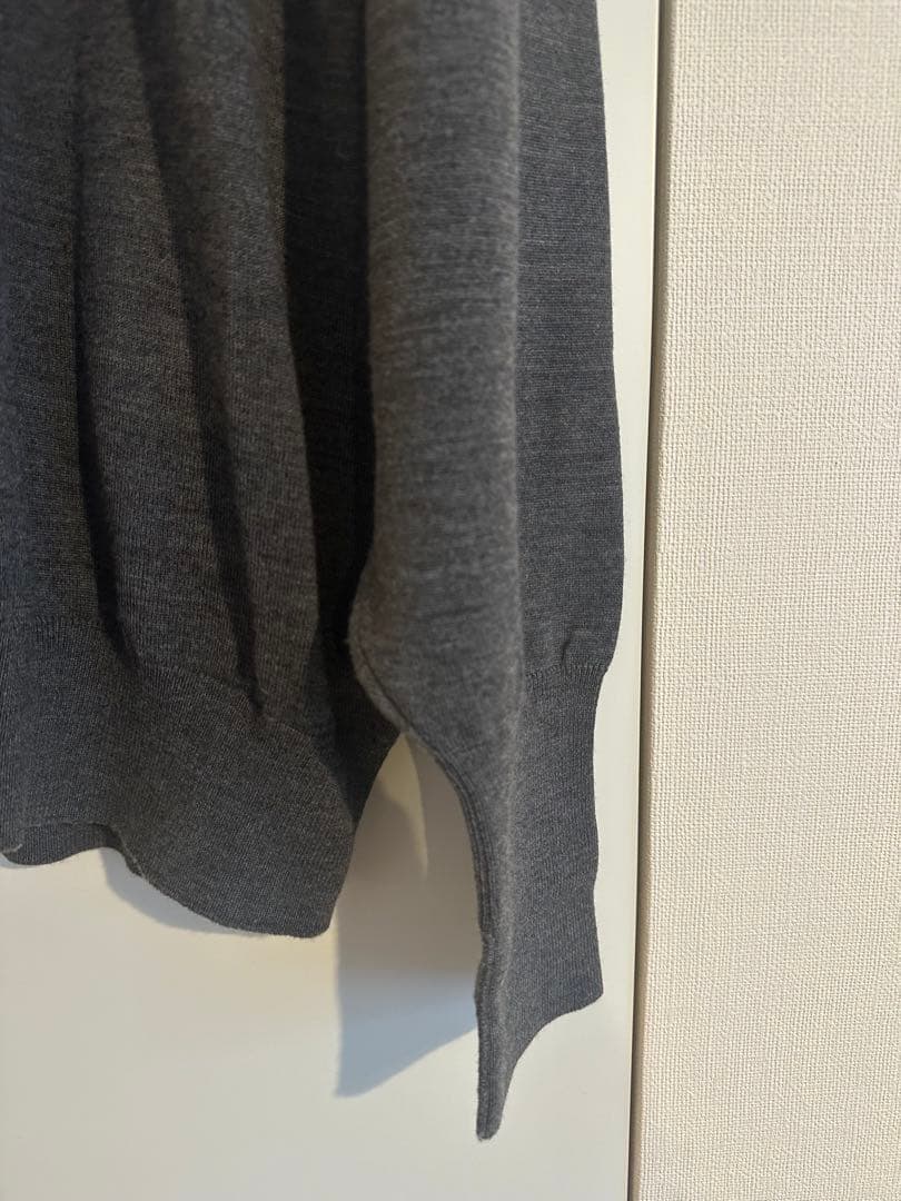 A.PRESSE アプレッセ22FW L/S Knit T-Shirt GRAY