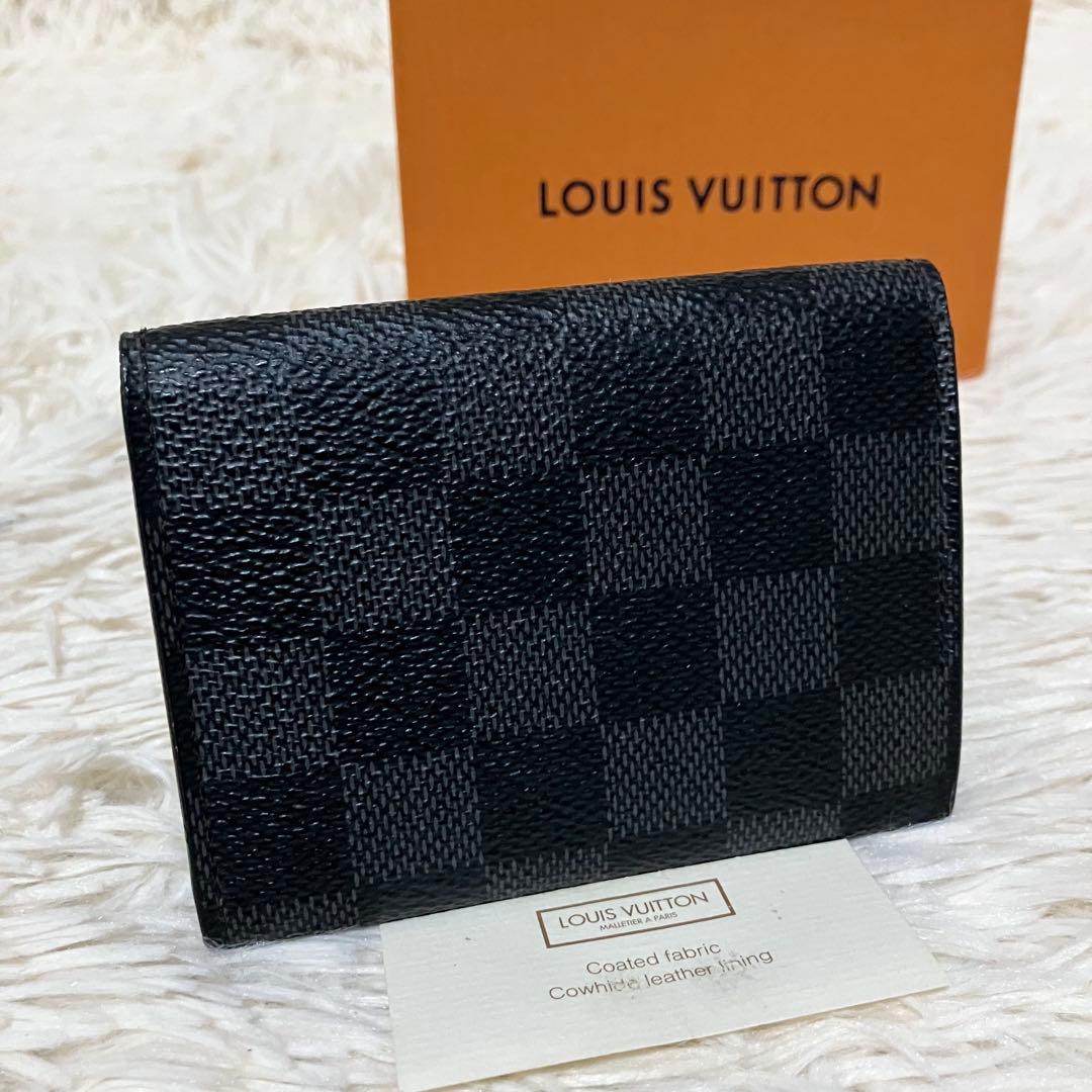 【未使用級】 アンヴェロップ・カルト ドゥ ヴィジット ダミエグラフィット