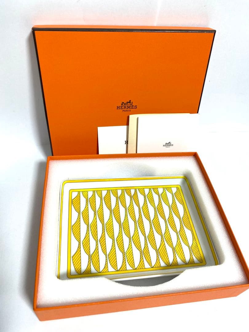 HERMES 長方形プレート ソレイユ・ドゥ・エルメス