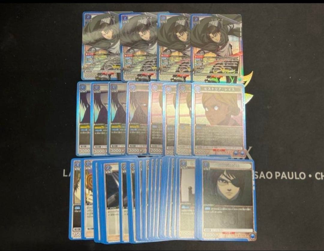 ユニオンアリーナ 進撃の巨人 Vol.2 全色SR以下4コン ④