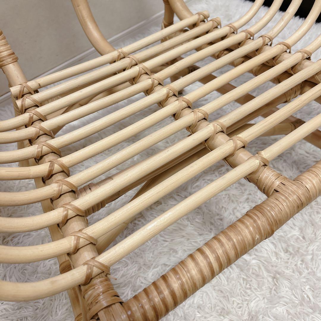 【美品】IKEA BUSKBO 籐椅子 ブスクボー ラタンチェア 送料無料