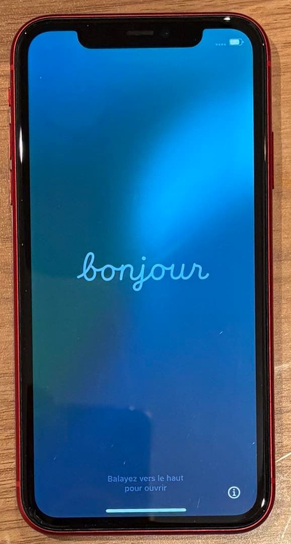 iPhone 11 レッド 64GB 箱と未使用コード有バッテリー68%