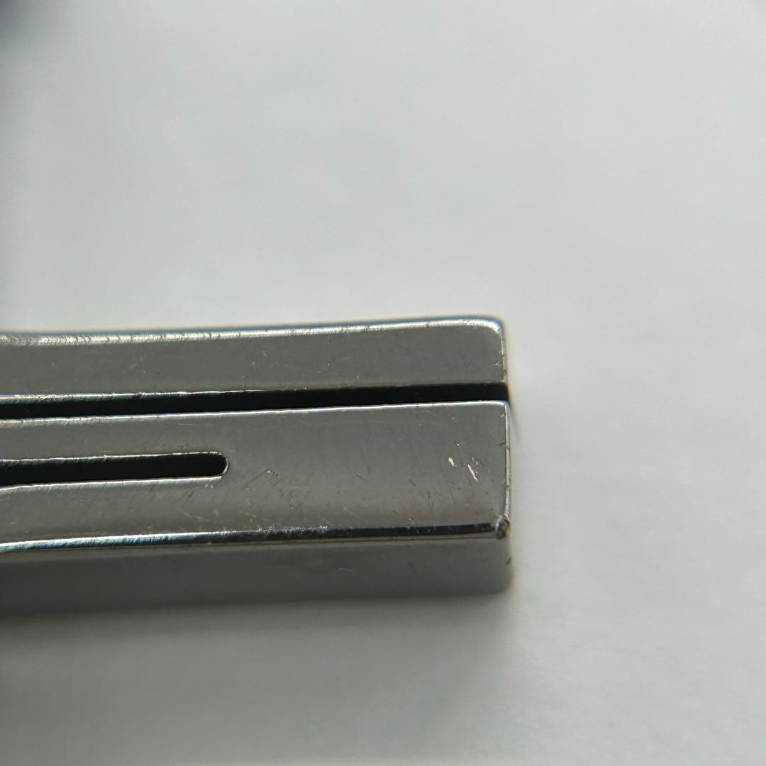 グッチ GUCCI カットアウトG クロス ネックレス ブラックコーティング