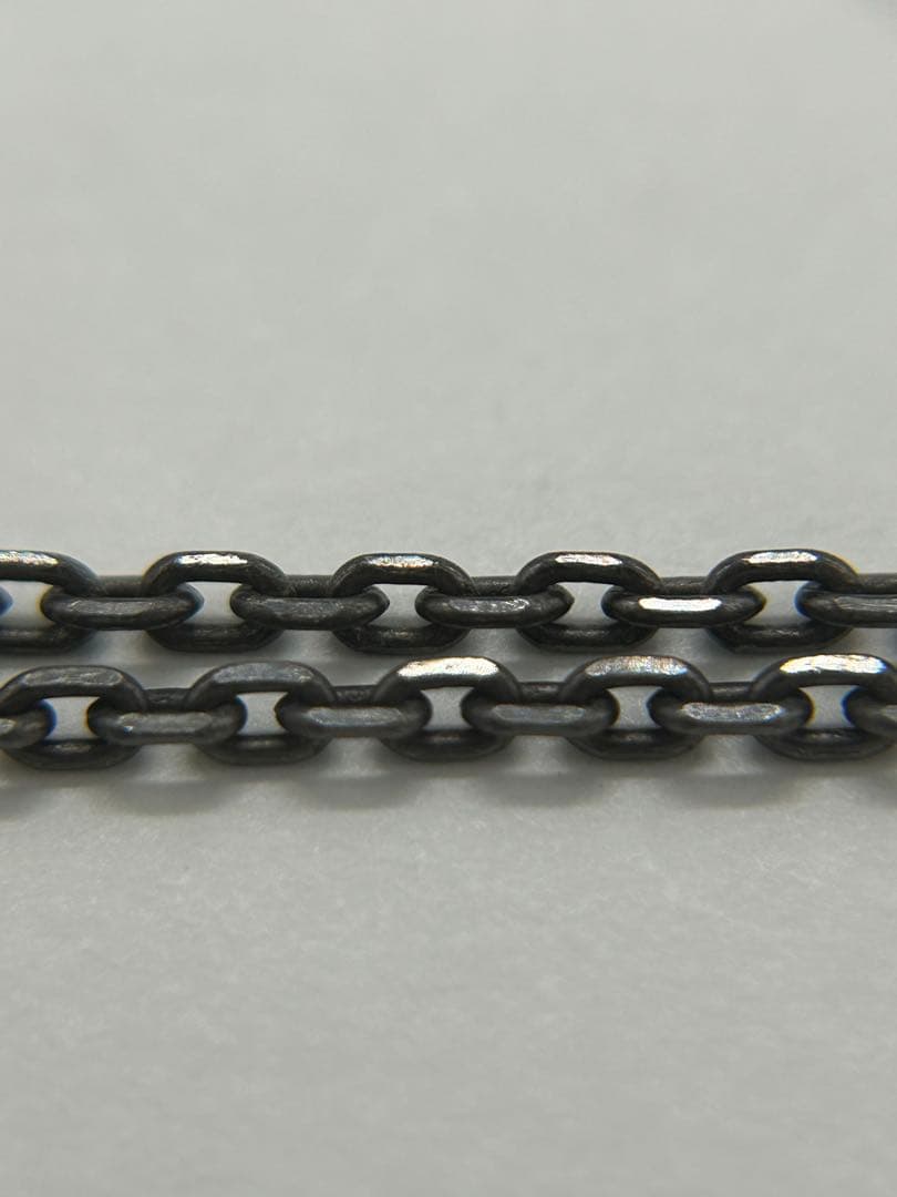 グッチ GUCCI カットアウトG クロス ネックレス ブラックコーティング