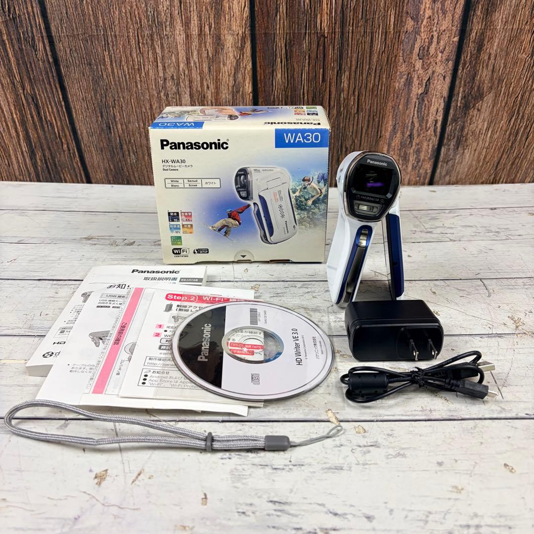 Panasonic HX-WA30 防水 ビデオカメラ デジタルムービーカメラ