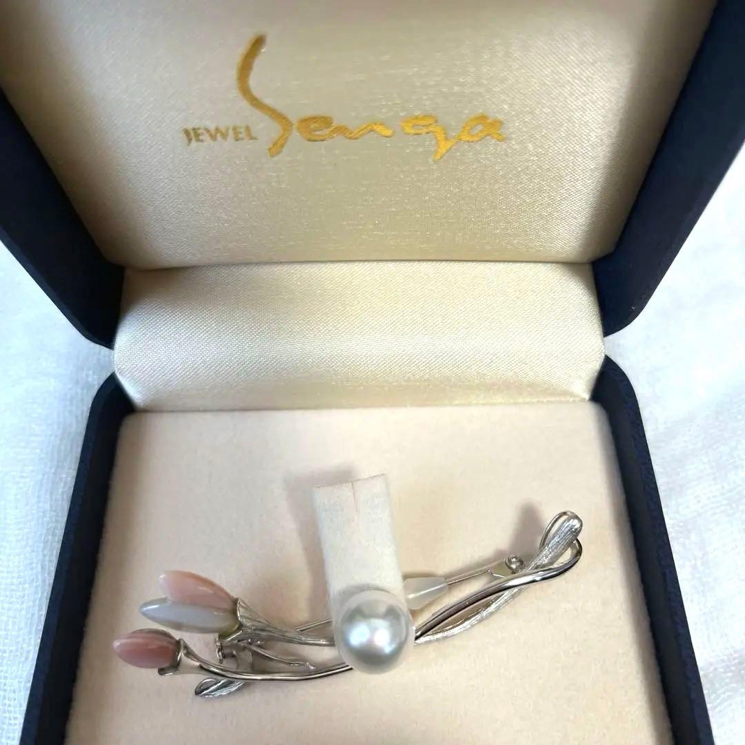 Jewel Senga 花モチーフブローチ