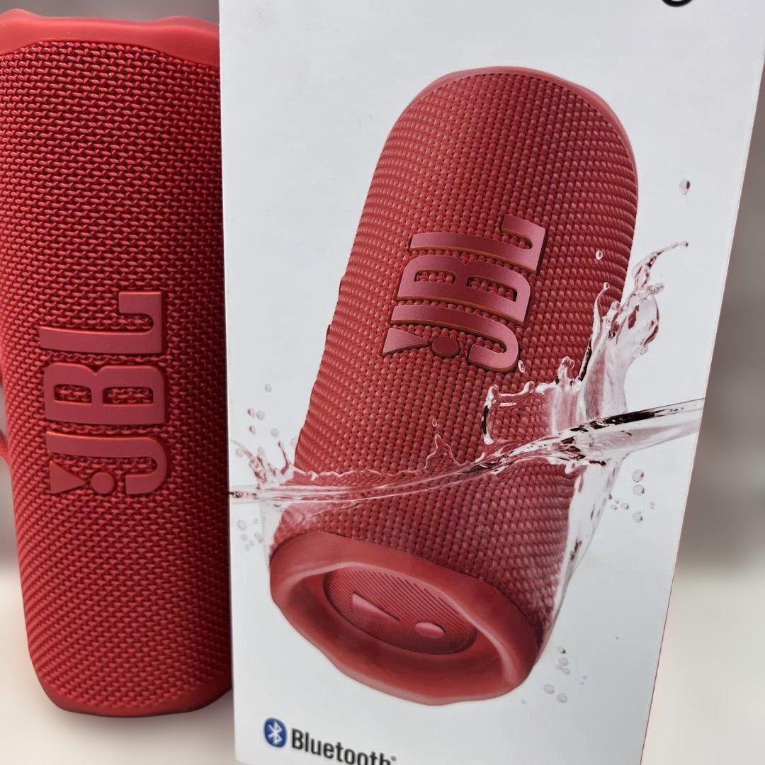 動作◎　JBL FLIP 6 ワイヤレススピーカー レッド Bluetooth