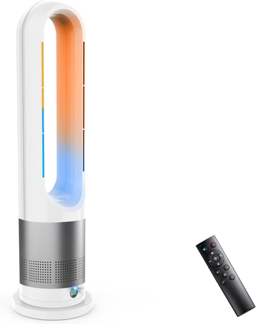 MEYBECCI　セラミックヒーター　泠暖兼用　羽根なし　節電　暖房器具　省エネ