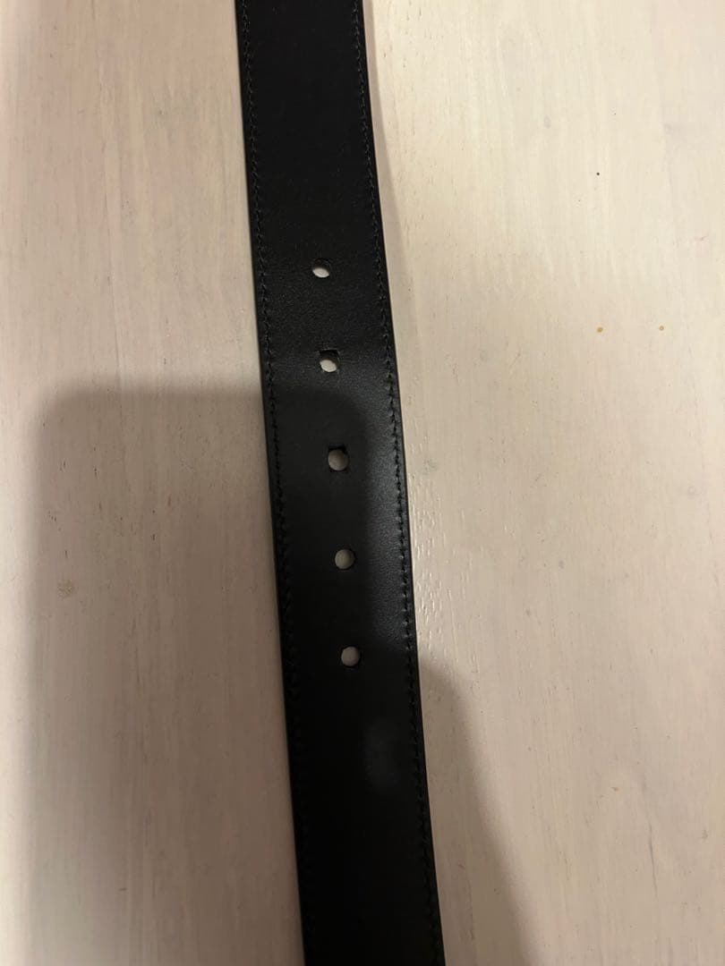 Louis Vuitton ダミエ　ブラックレザーベルト