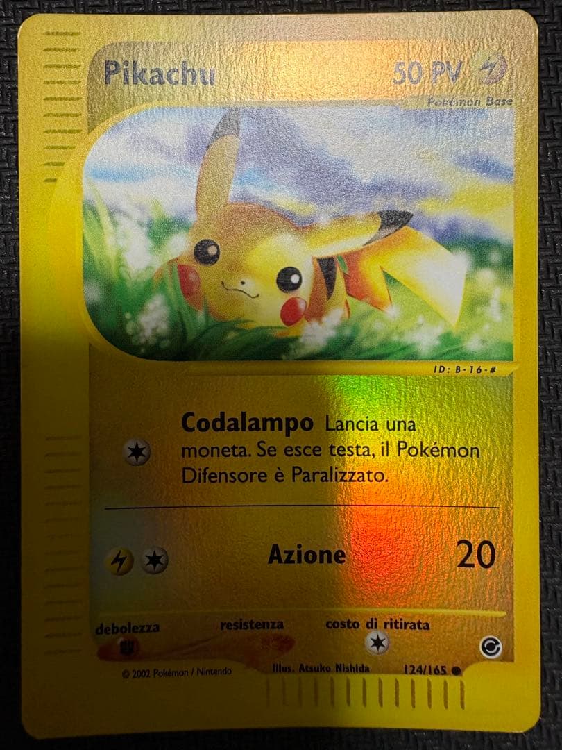 ポケモンカード ピカチュウ e1 イタリア語 リバホロ eカード 英語