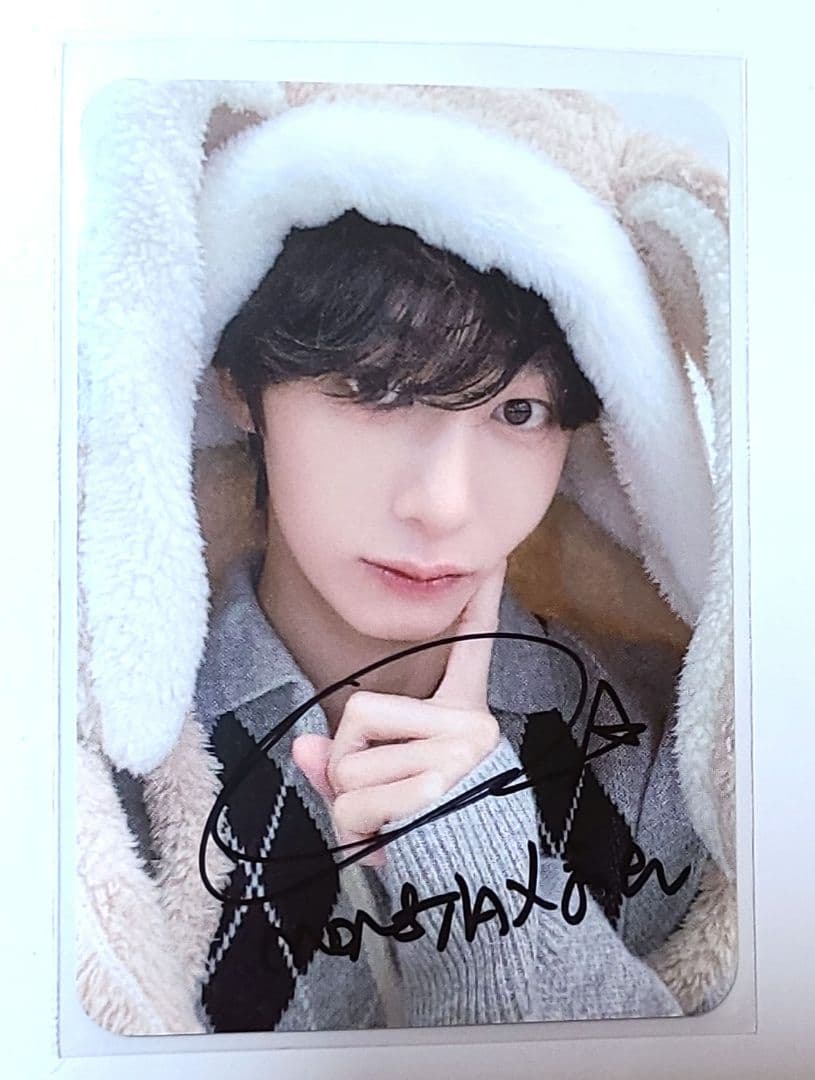 ♡MONSTA X helloliveサイン会 ヒョンウォン サイン入りトレカ♡