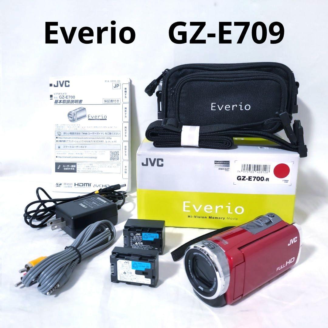 Victor　GZ-E700-R　Everio　ビデオカメラ　フルハイビジョン