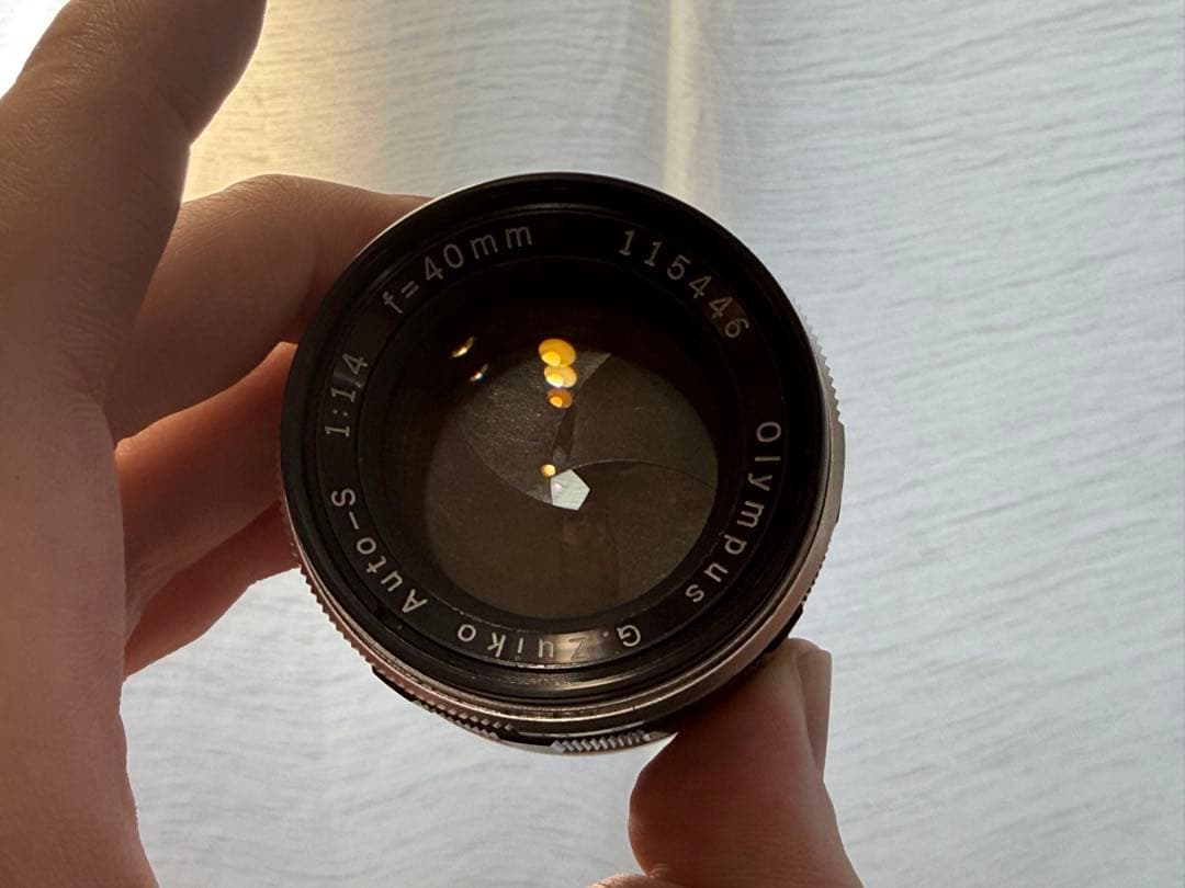 レンズ(単焦点) OLYMPUS G.Zuiko Auto-S 40 mm F1.4