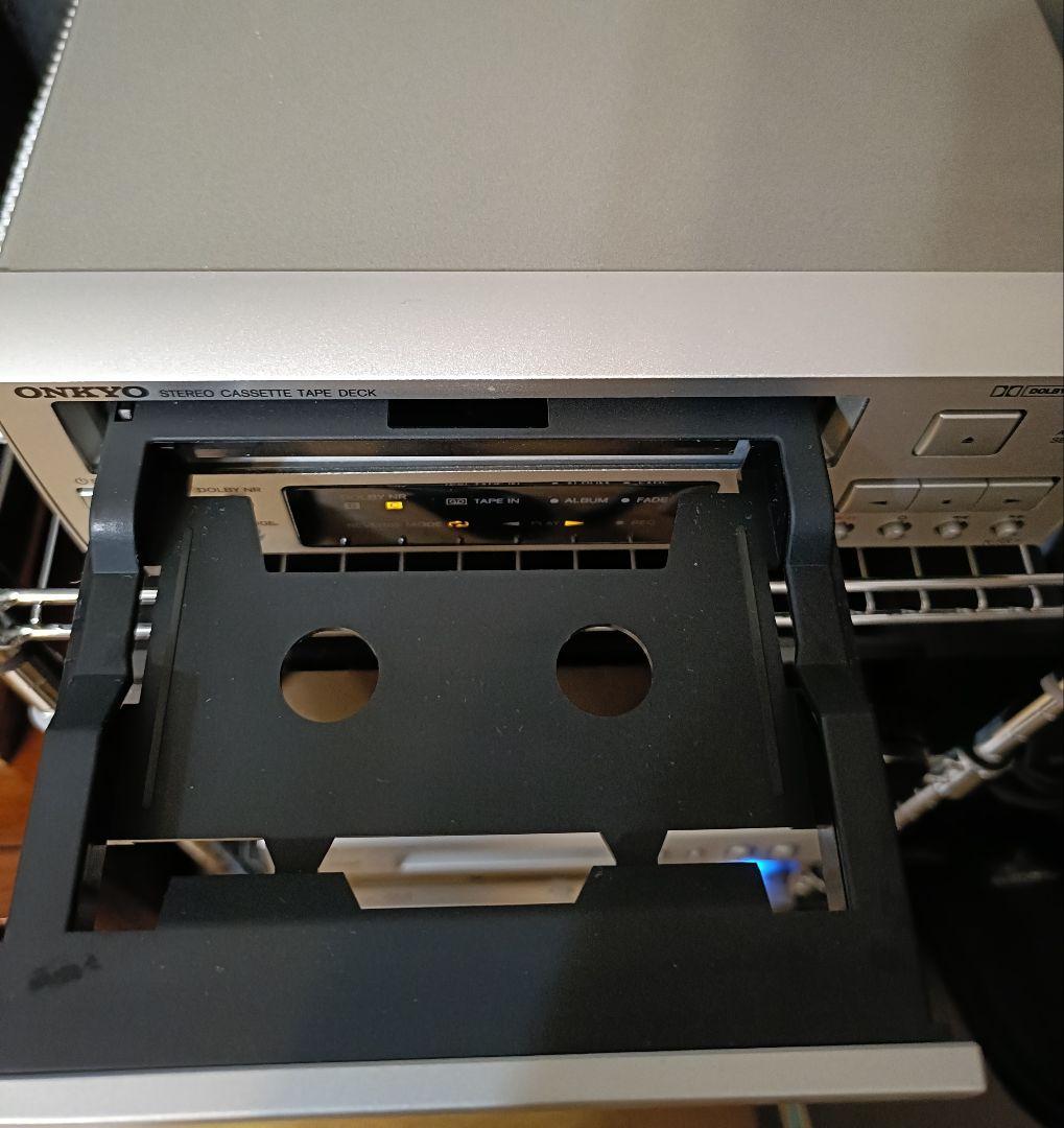 ONKYO K-SX7 カセットデッキ 整備済　完動品 各ケーブル テープ付