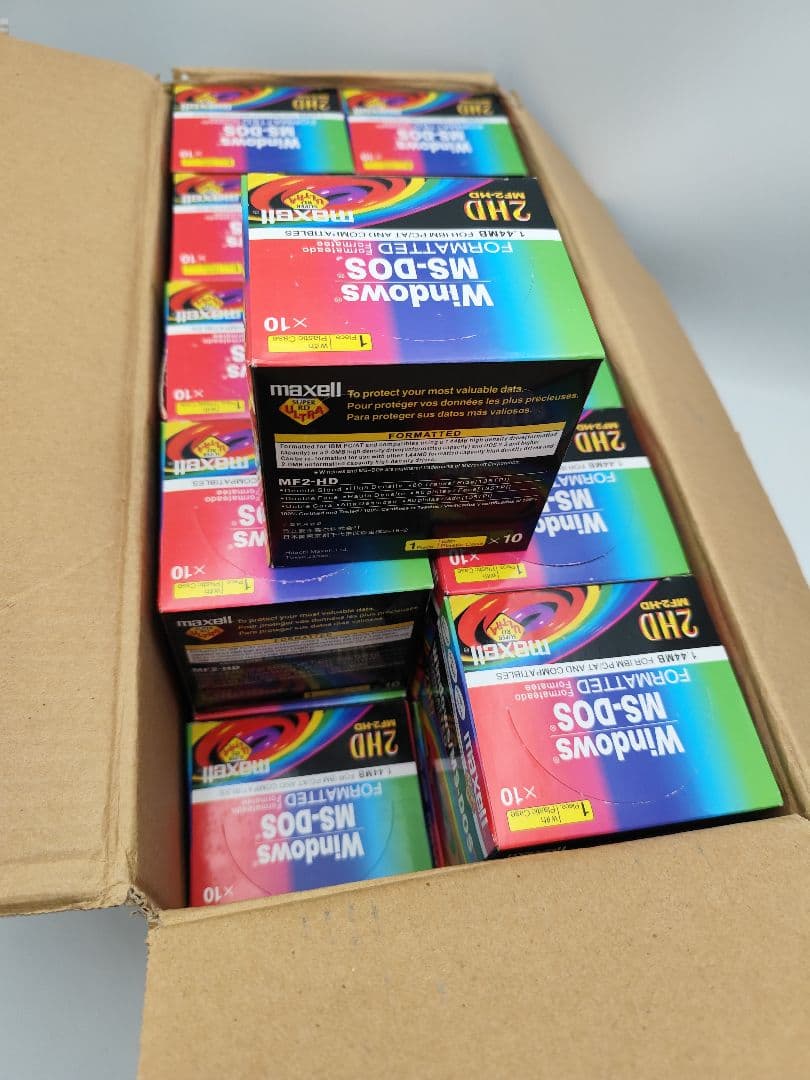 maxell MF2-HD フロッピーディスク 10枚×20箱セット②