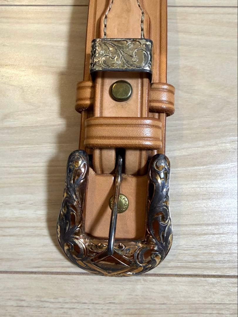 ベルト(FUNNY） バックル(ELKCREEK STERLING925)