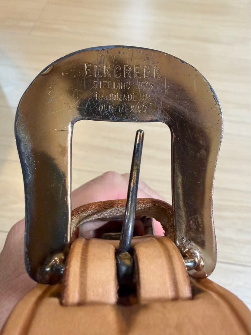 ベルト(FUNNY） バックル(ELKCREEK STERLING925)