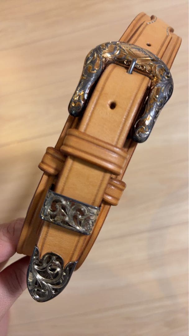 ベルト(FUNNY） バックル(ELKCREEK STERLING925)