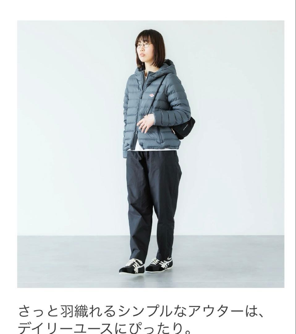 極美品　タグあり　DANTON ミドルダウン 2024秋冬　グレー　サイズS