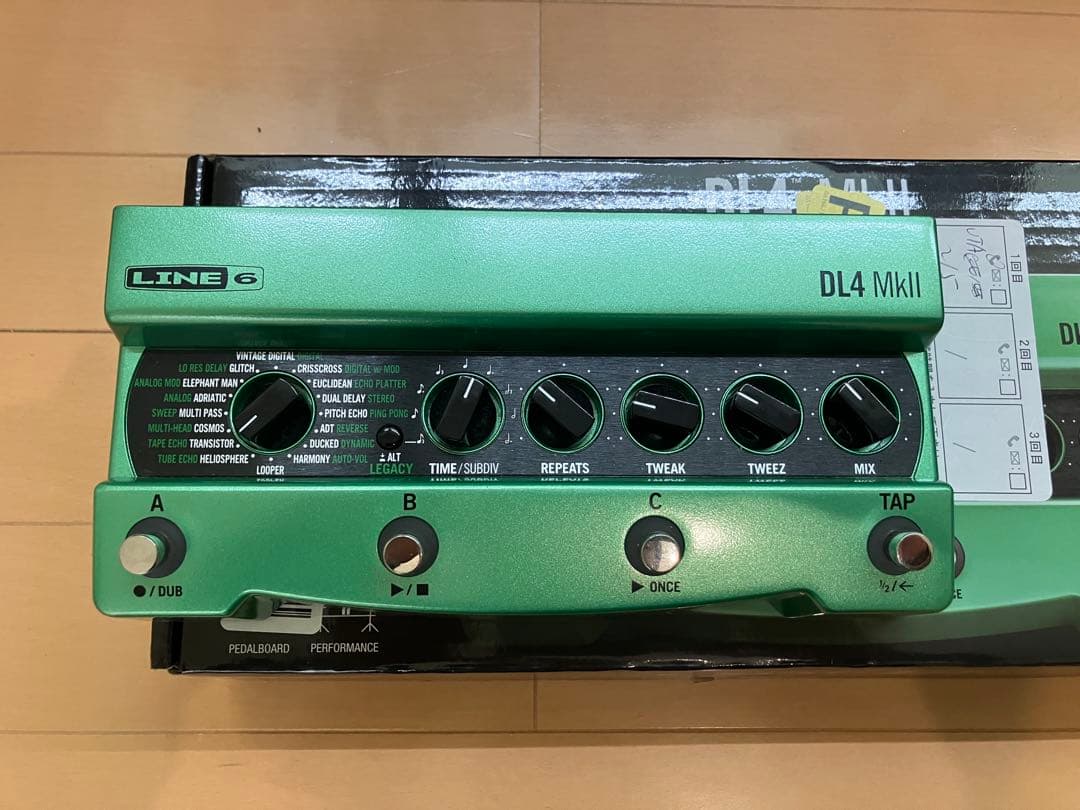 LINE 6 DL4 MkII ディレイ