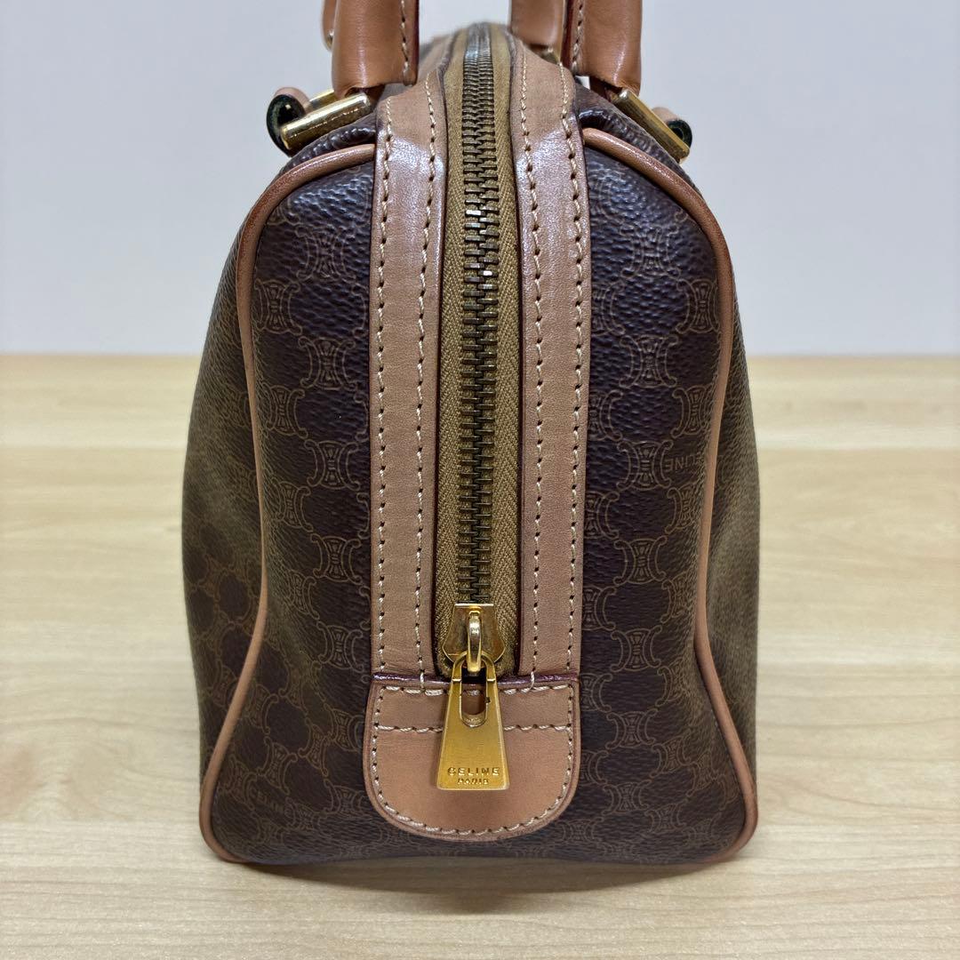 CELINE セリーヌ　マカダム柄　ハンドバッグ　ミニボストン