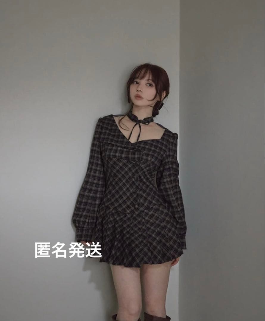 ワンピース ANDMARY Renon pleats mini dress