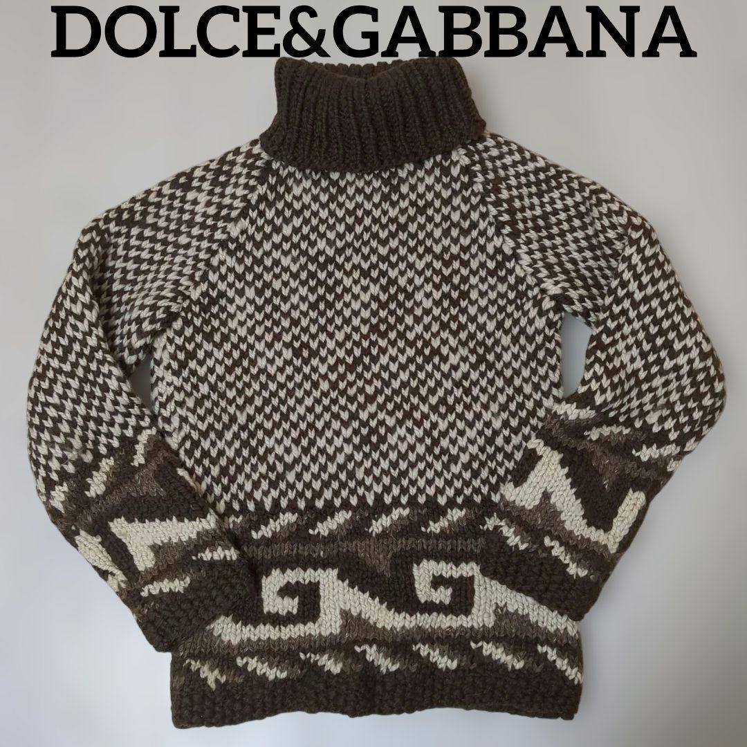 ドルチェ＆ガッバーナ ウール・アルパカ混紡カウチンセーター