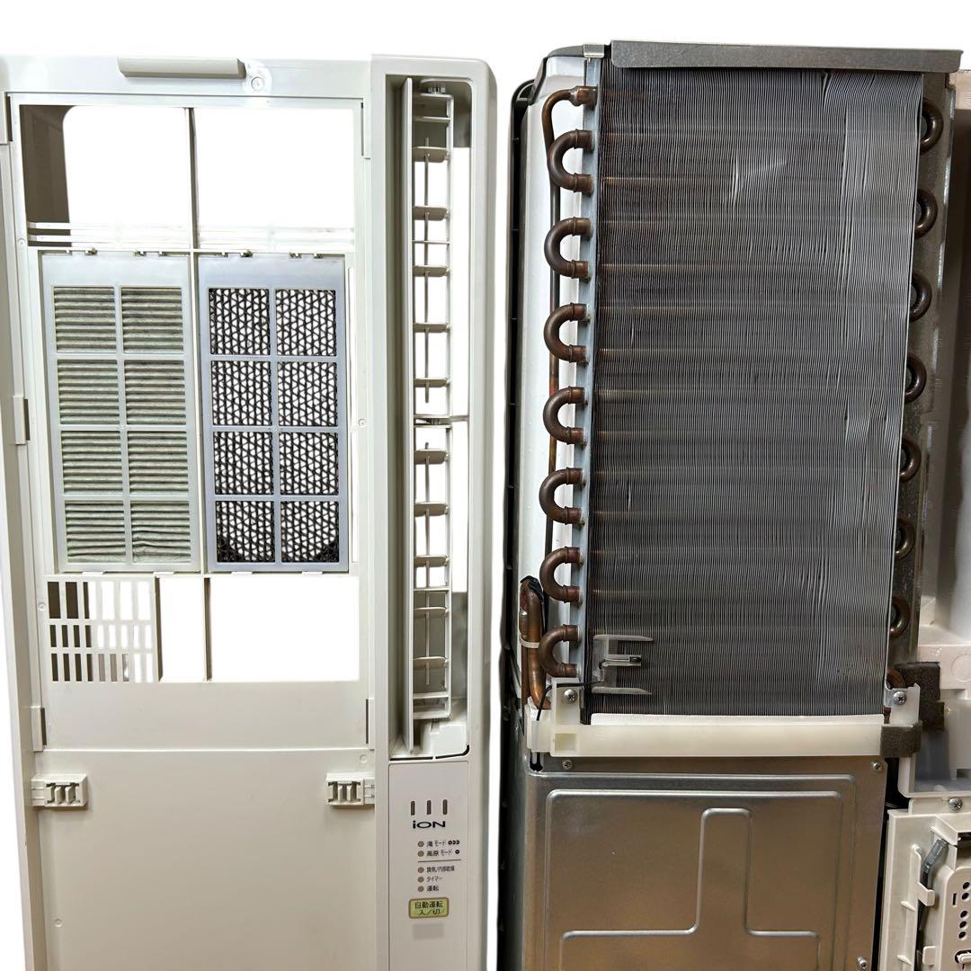 極美品 CORONA コロナ 窓用エアコン 取付枠 リモコン 取説付属 分解清掃