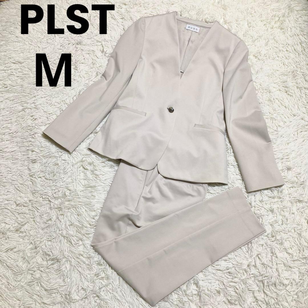 フ*読様 PLST プラステ ポリエステルトリコットカラーレス パンツセットアッ