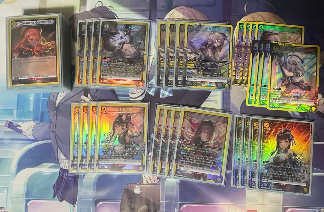 ユニオンアリーナ　nikke 黄色　モダニア　カウンターズ　デッキ　パーツ