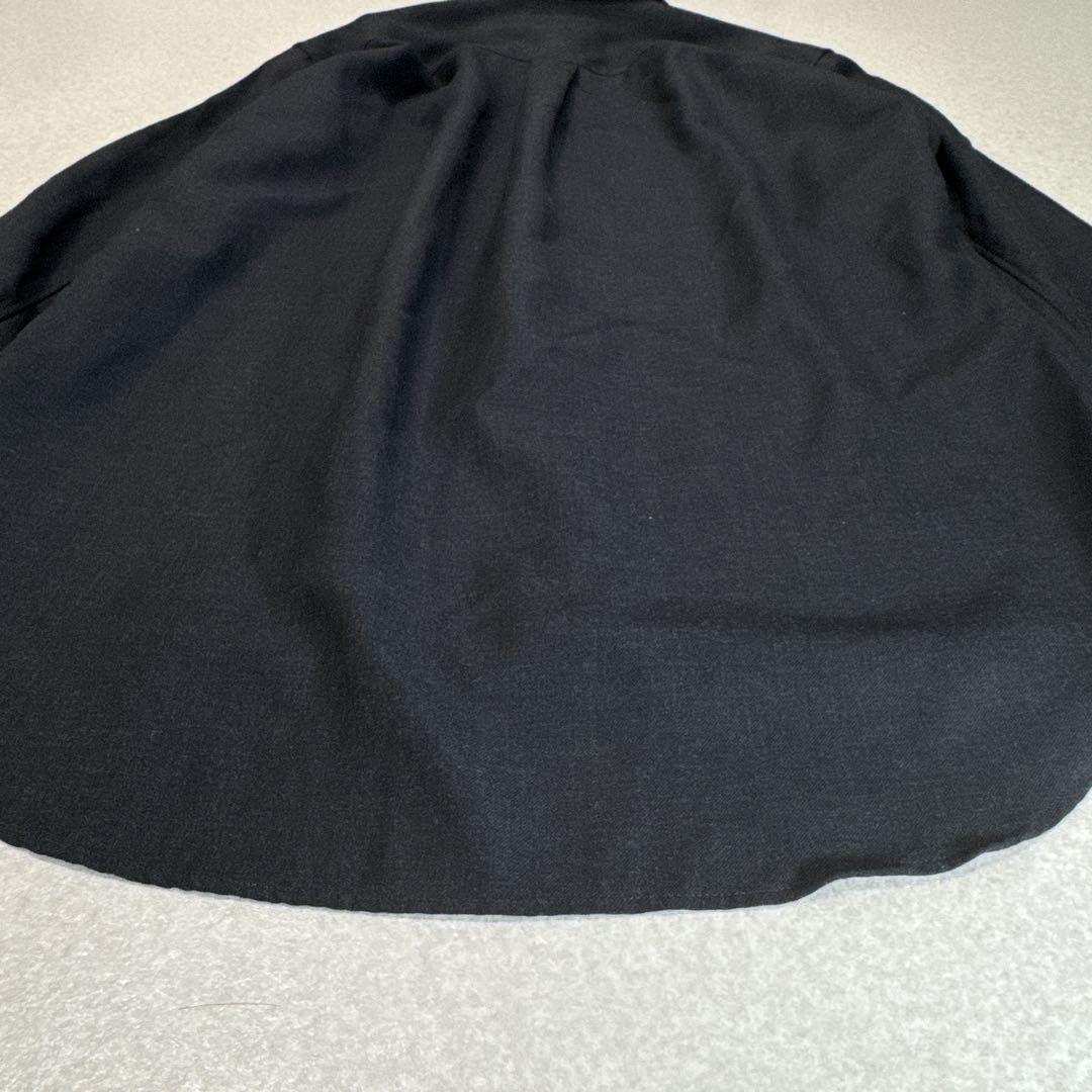 コメント要確認⭐️MB エムビー ハイエンド 尾州ウールシャツ L ブラック