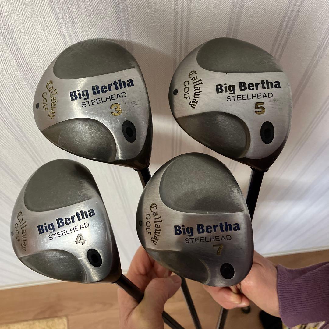 キャロウェイ　スティールヘッド　フェアウェイウッド 4本セット