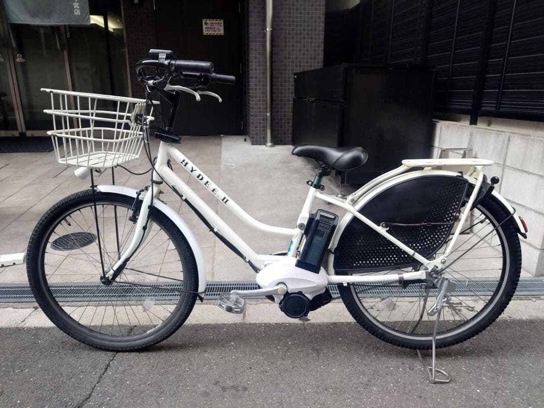 大阪府　ブリヂストン　HYDEE II 電動アシスト自転車　バッテリー8.7ah