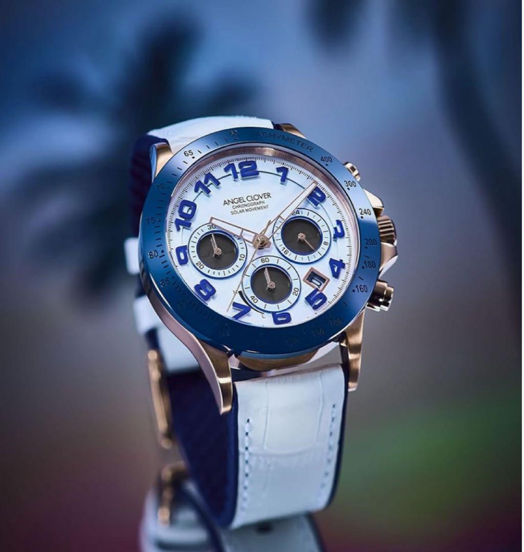 ★エンジェルクローバー腕時計 LUCE SOLARルーチェ ソーラー ホワイト★